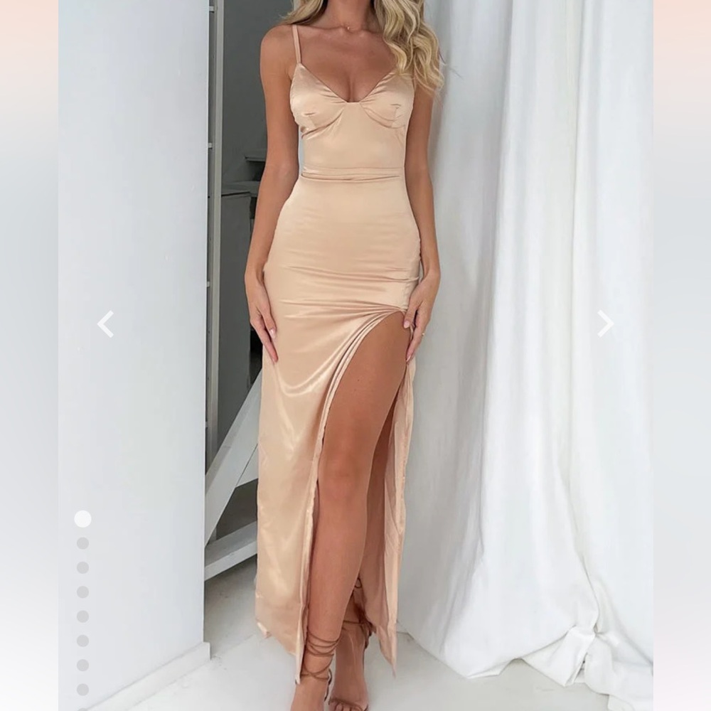 Champegne Long Dress
